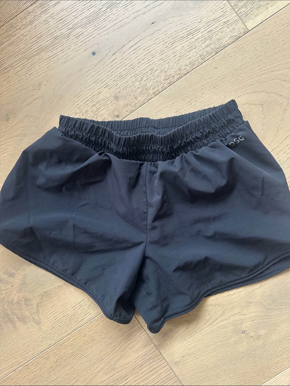 DSG Black Kids Running Shorts